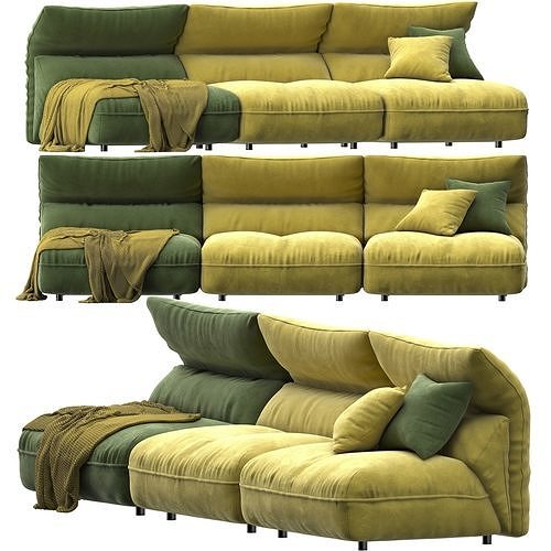 Rosini Divani IBIZA Sofa 3D model | CGTrader