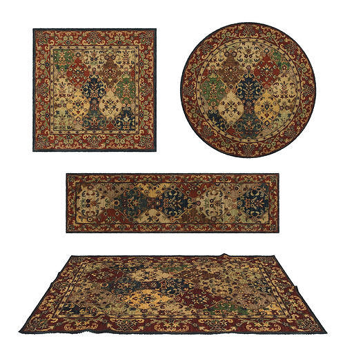 3D model Rugs No 871 VR / AR / low-poly | CGTrader