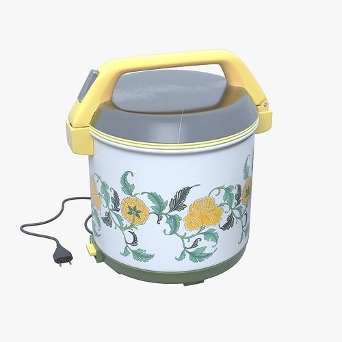 3D model Rice Cooker Vintage VR / AR / lowpoly CGTrader