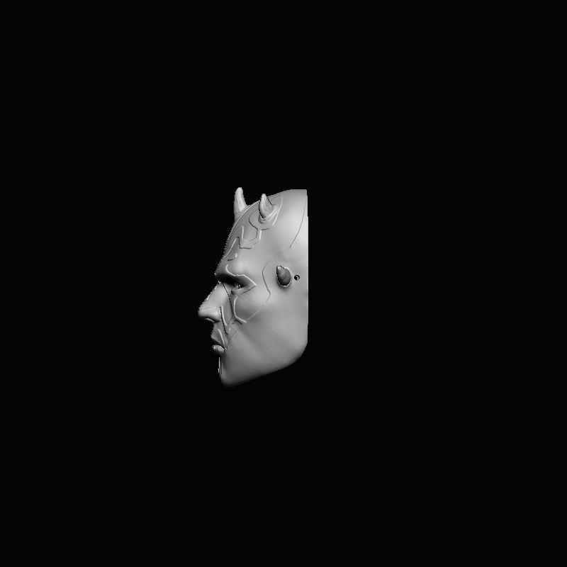 Darth Maul Mask - wearable 3D model 3D printable | CGTrader