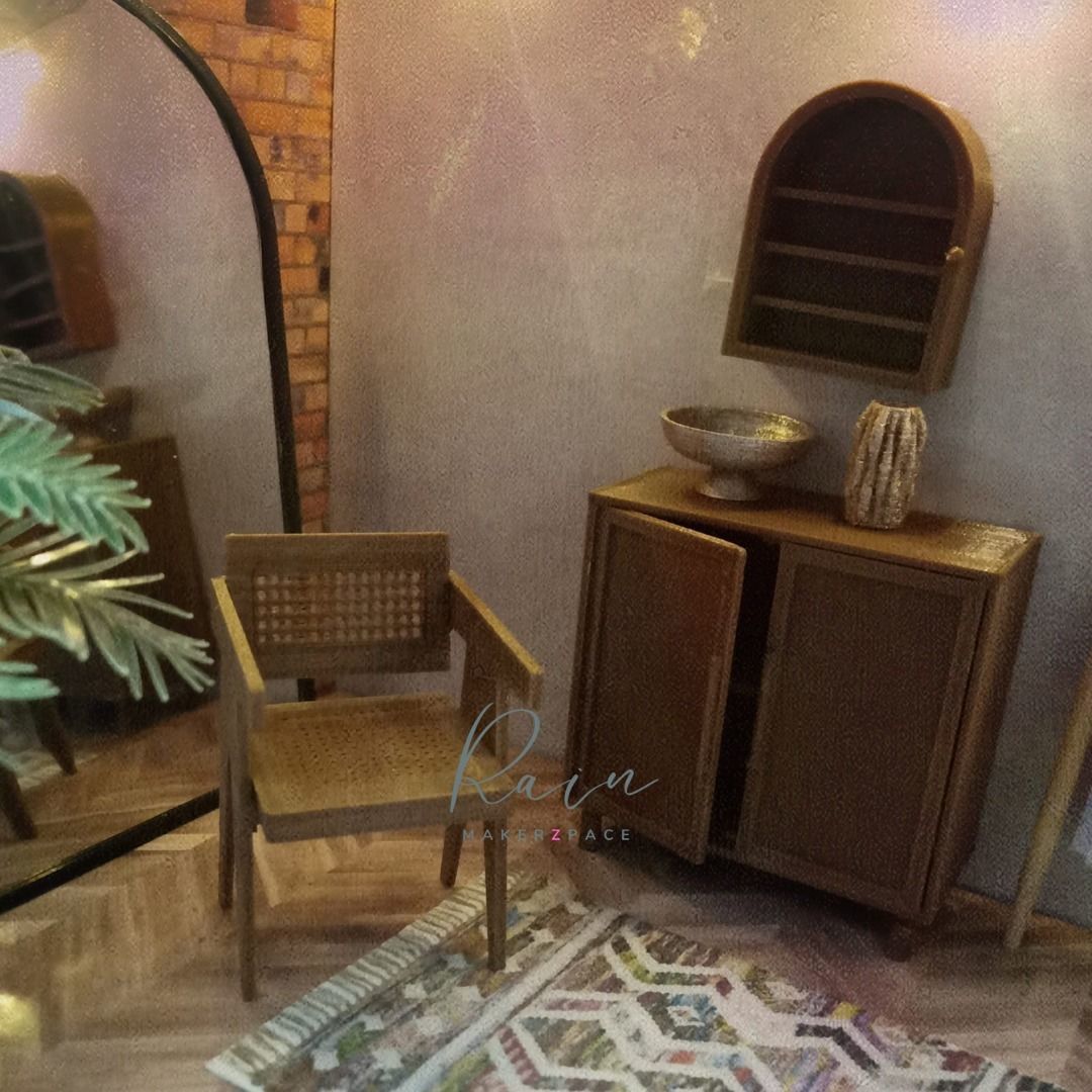 ROMAN CANE CHAIR URBAN OUTFITTERS INSPIRED 3D model 3D printable CGTrader