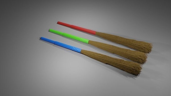 Indian Broom Stick 3D model | CGTrader