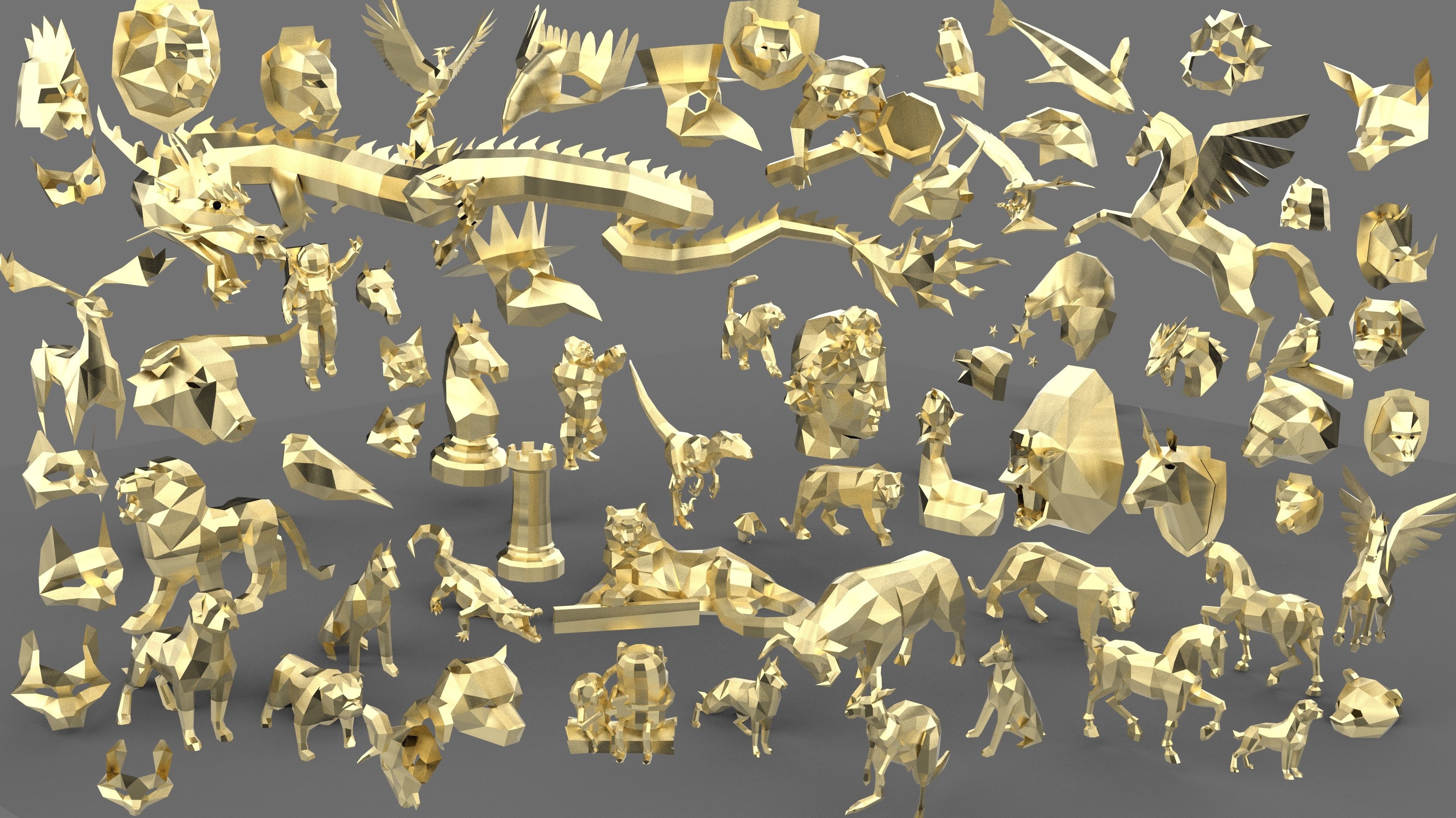 Paperuka models DIY 3d Models Paper Craft 3D model 3D printable CGTrader