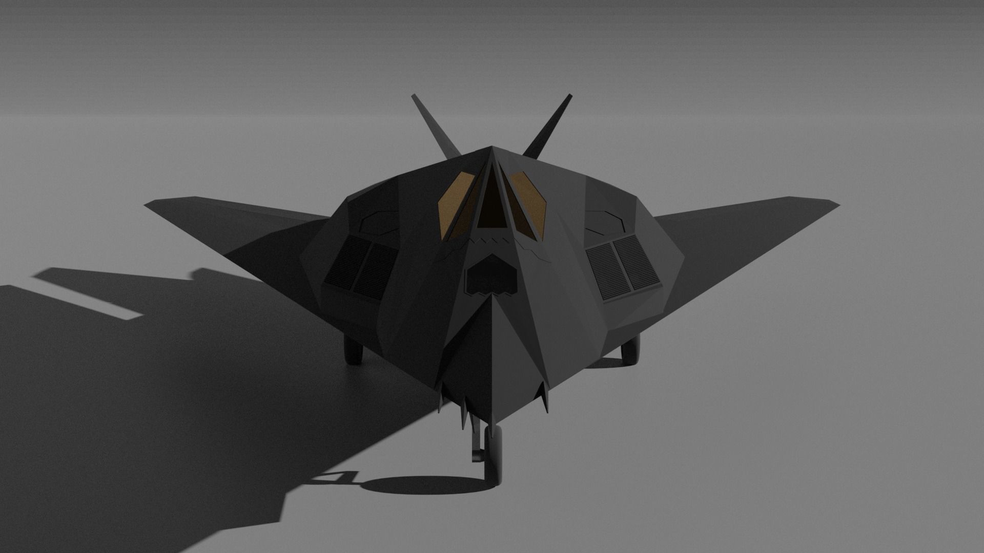 F-117A 3D model | CGTrader