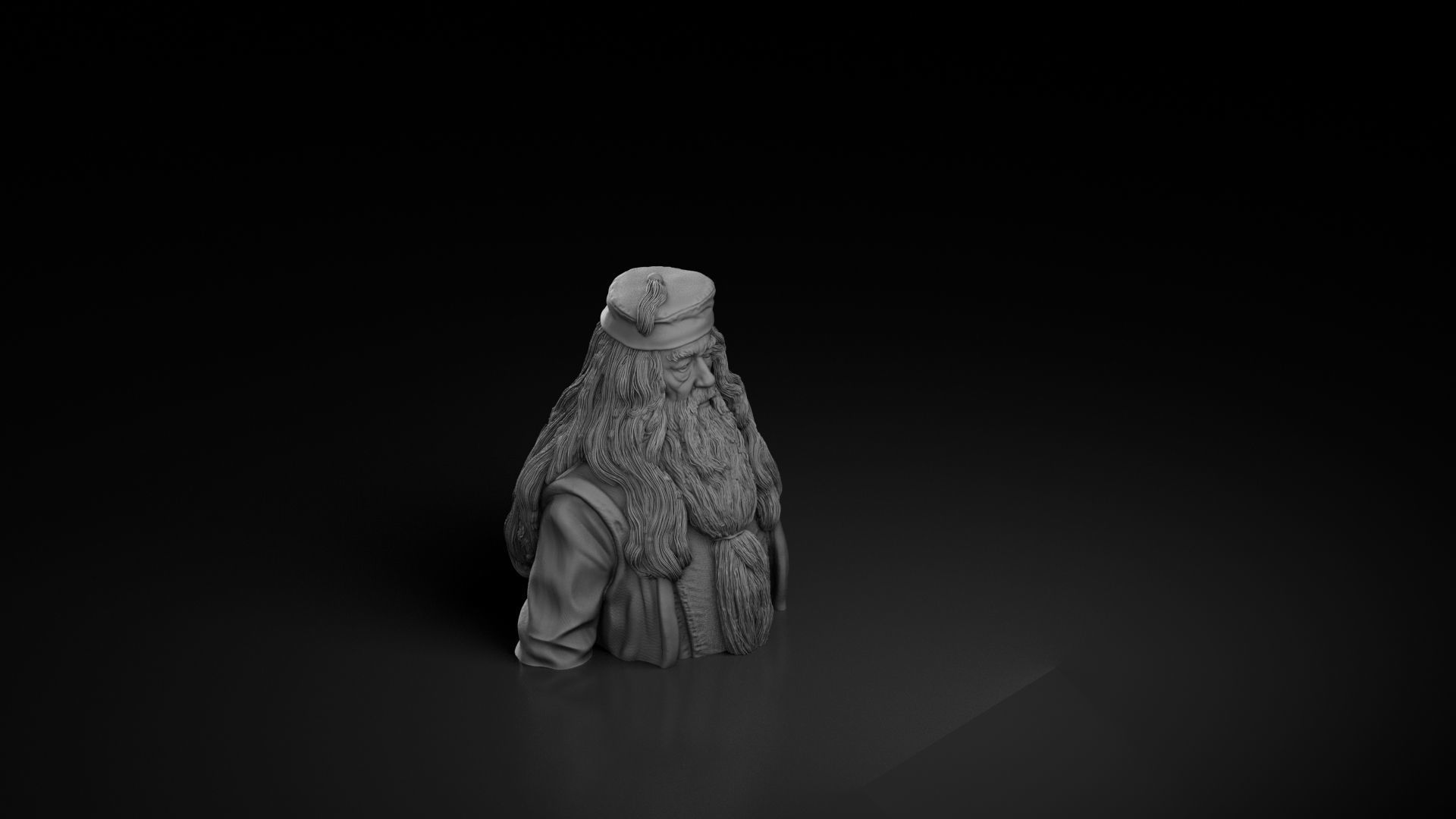 Michael Gambon - Albus Dumbledore - Harry Potter 3D model 3D printable | CGTrader