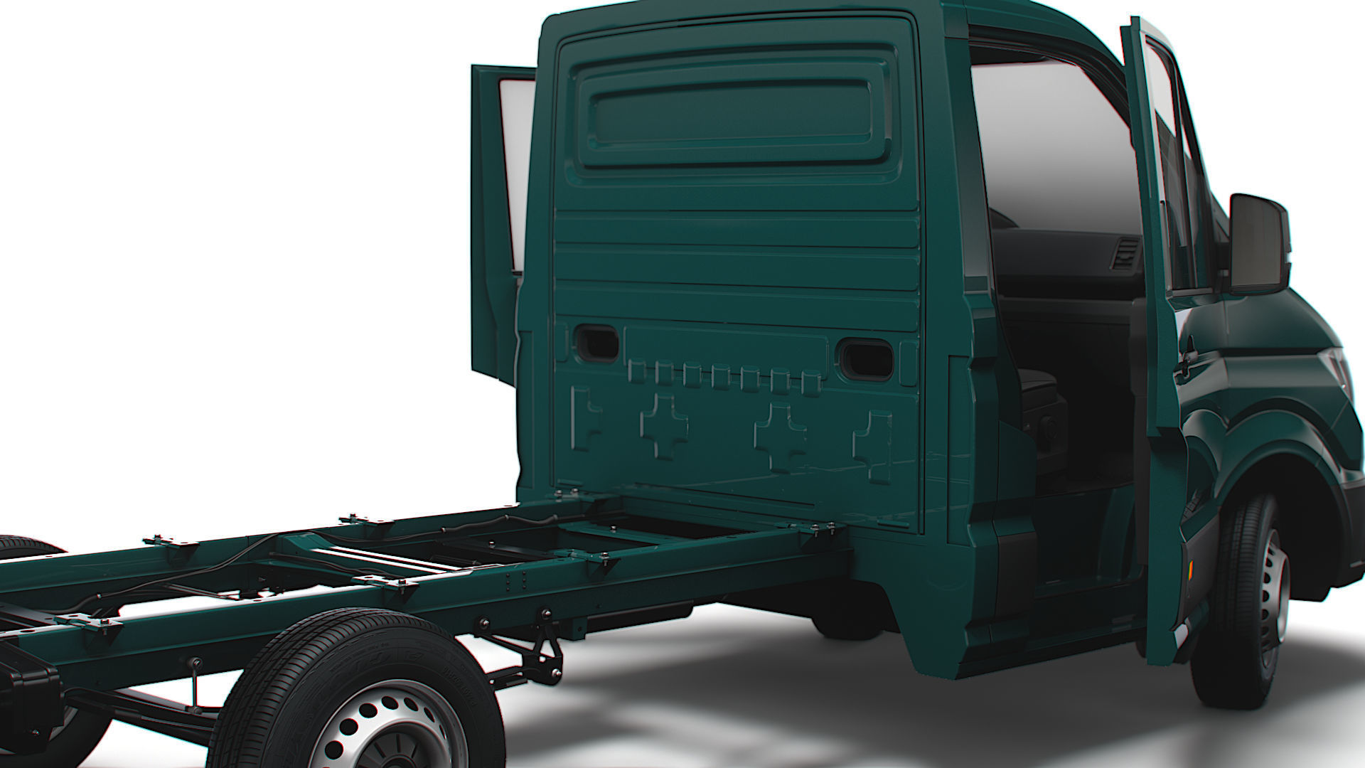 MAN TGE Chassis SingleCab L1 HQInterior 2023 3D model | CGTrader