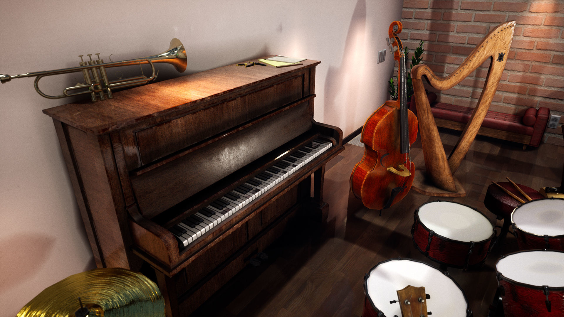 3D model Musical Instruments 33 Assets VR / AR / low-poly | CGTrader
