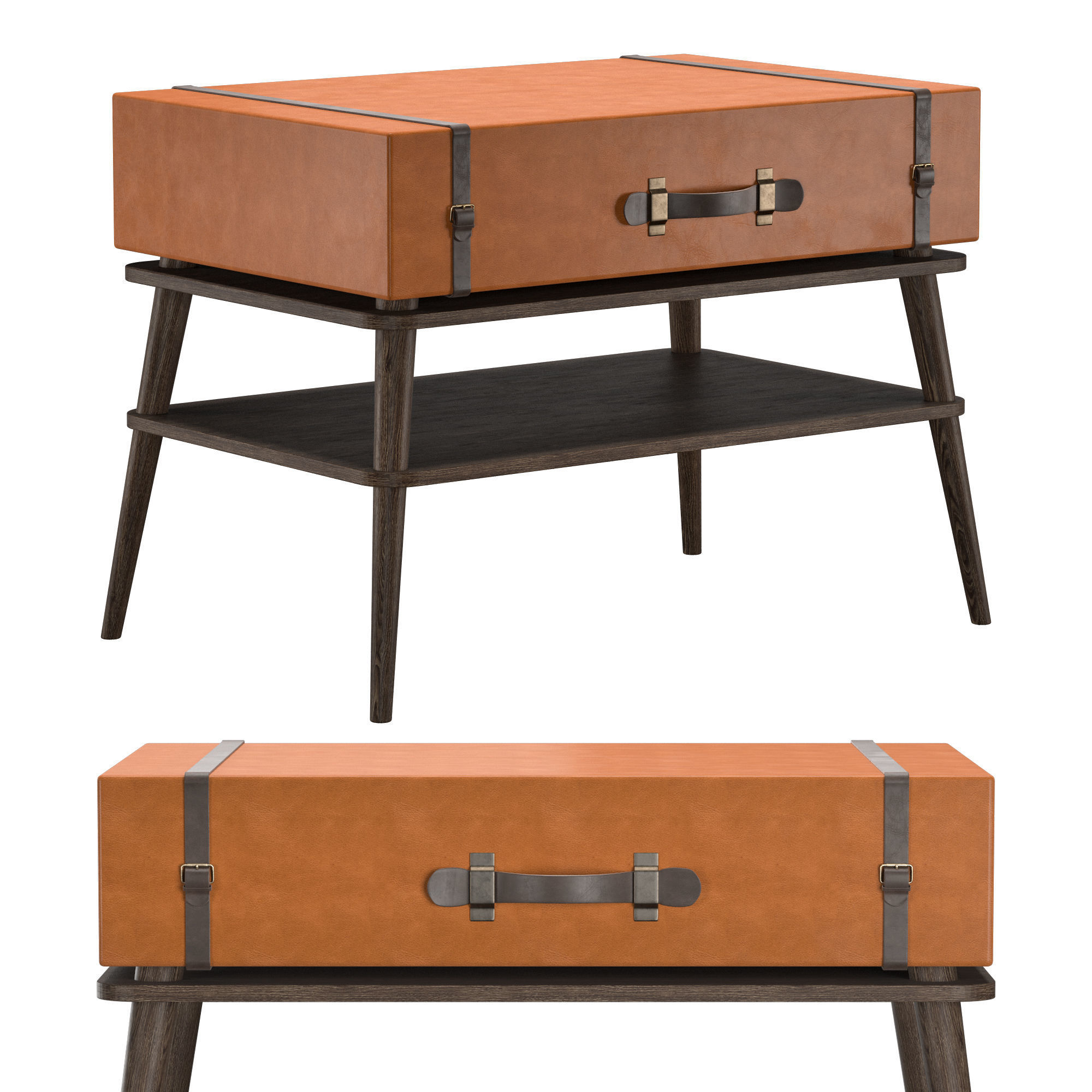 Chest nightstand Bedside table 3D model CGTrader