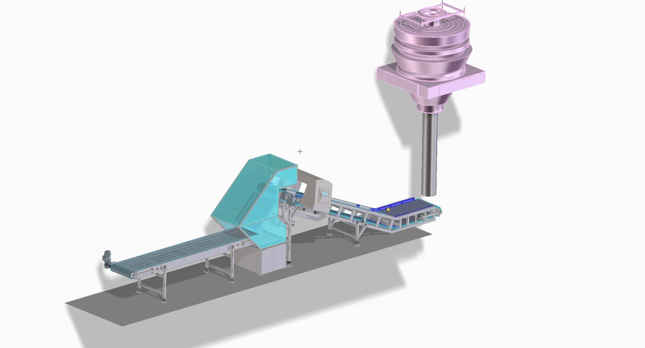 Metal detection conveyor 3D model | CGTrader