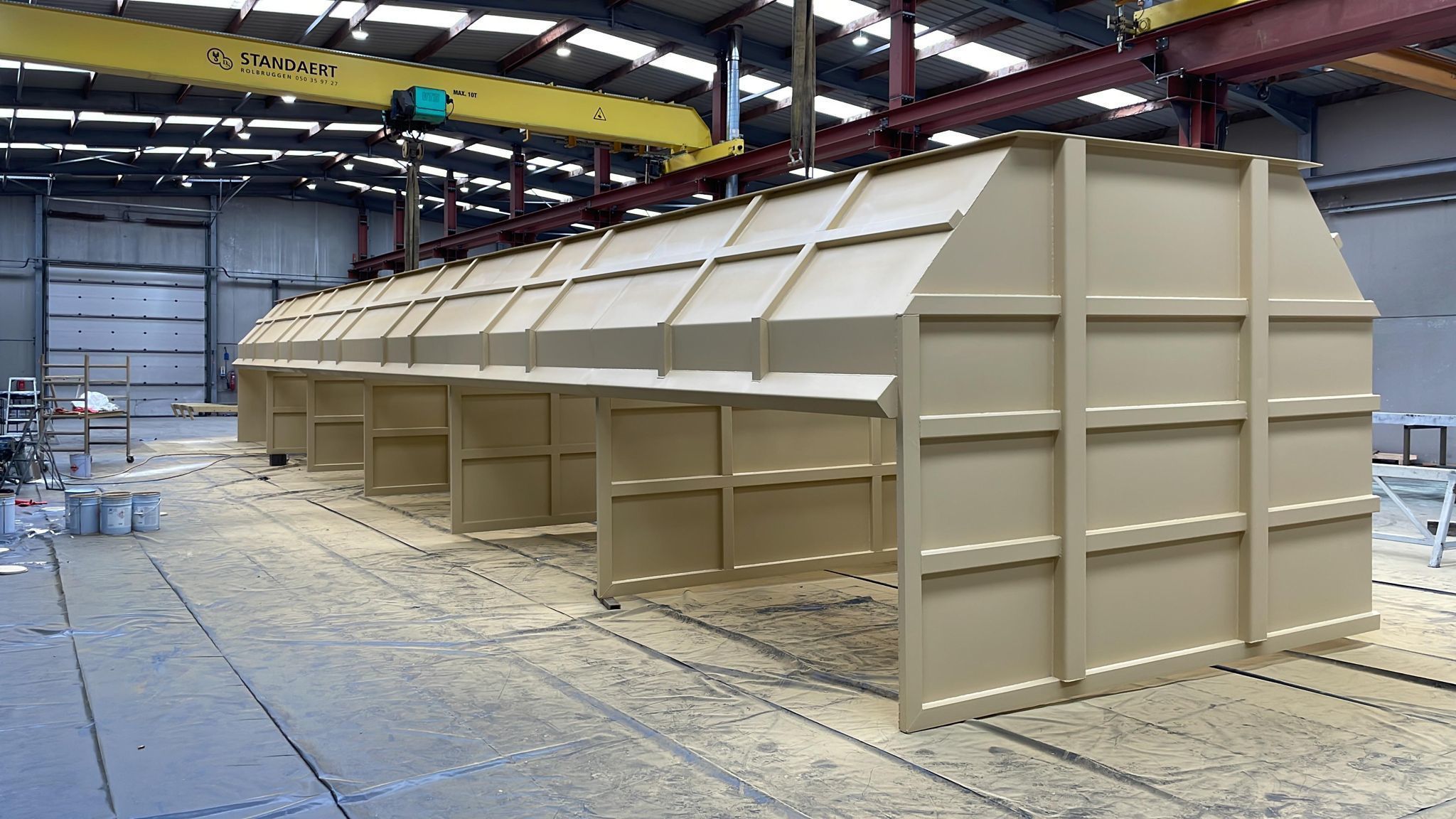 Bunkers with chutes for concrete batching plant 3D model CGTrader