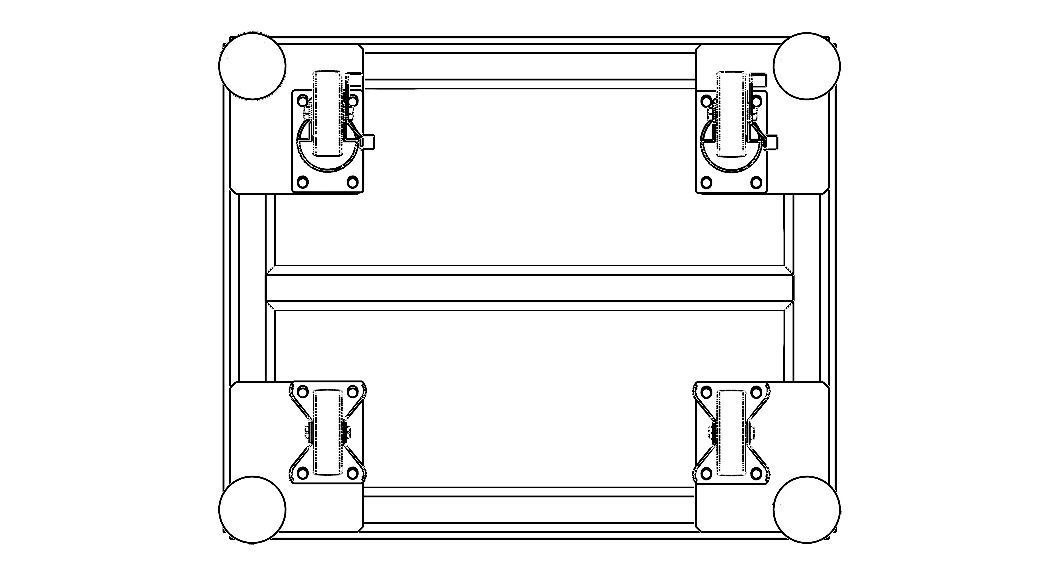 Platform Trolley Base Only 3D model rigged CGTrader
