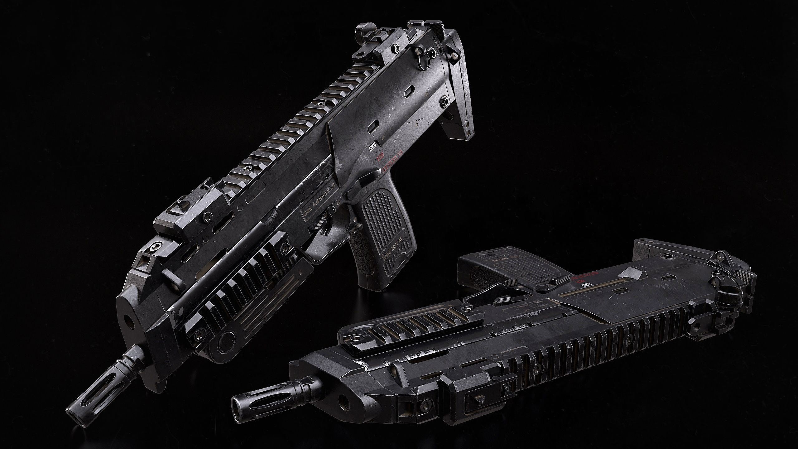 3D model Heckler Koch MP7 A1 VR / AR / low-poly | CGTrader
