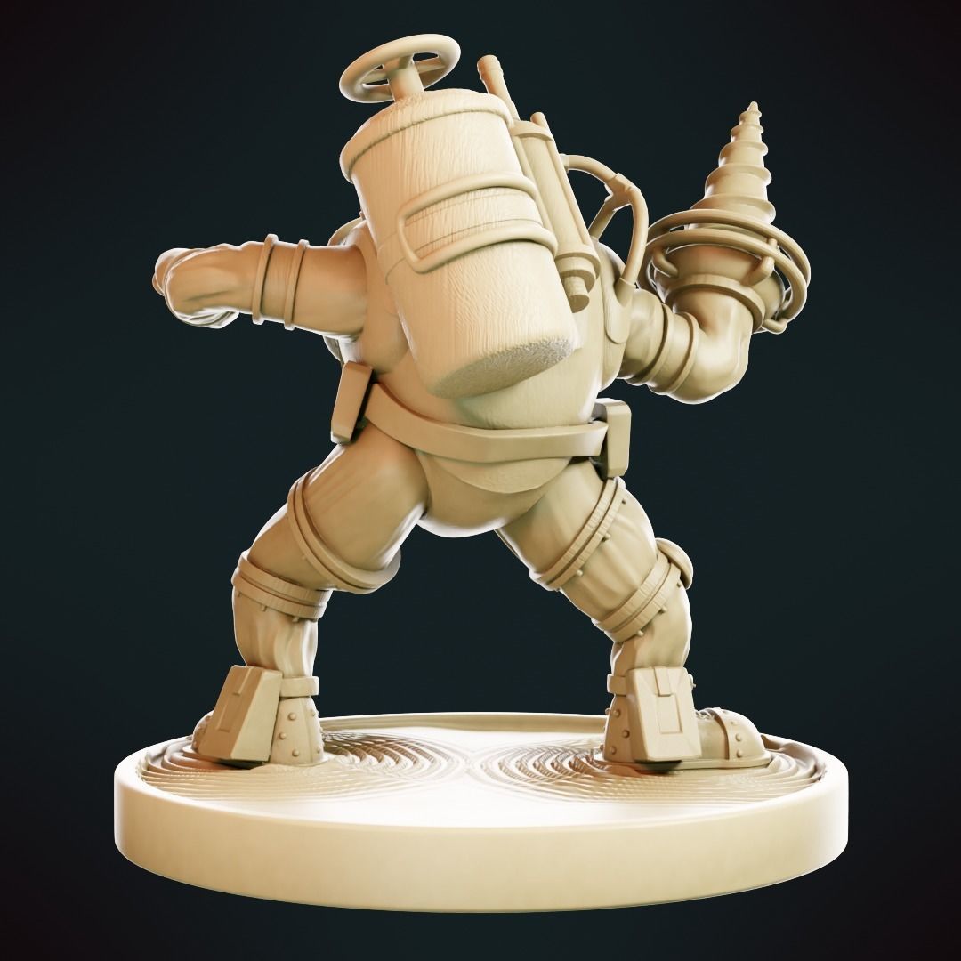 Bioshock - Big Daddy 3D model 3D printable | CGTrader