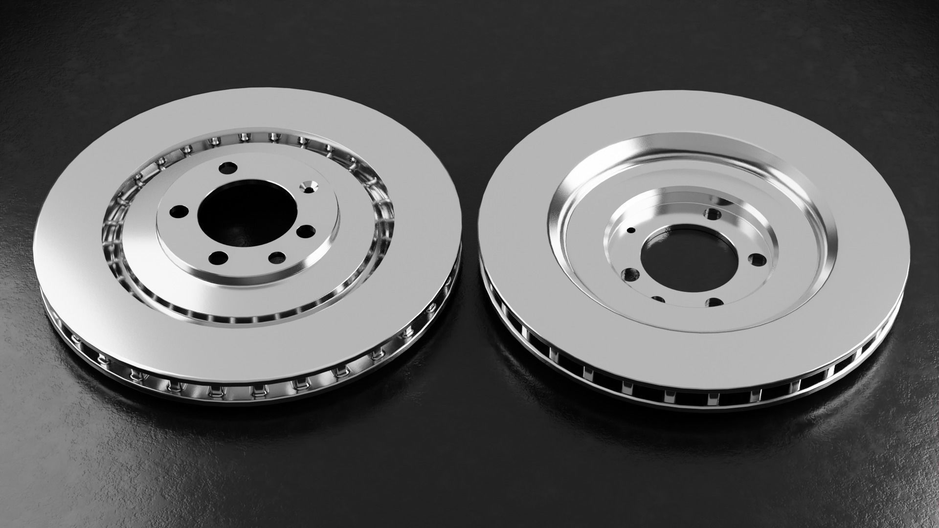 3D model Car Brake Disc Type One VR / AR / low-poly | CGTrader