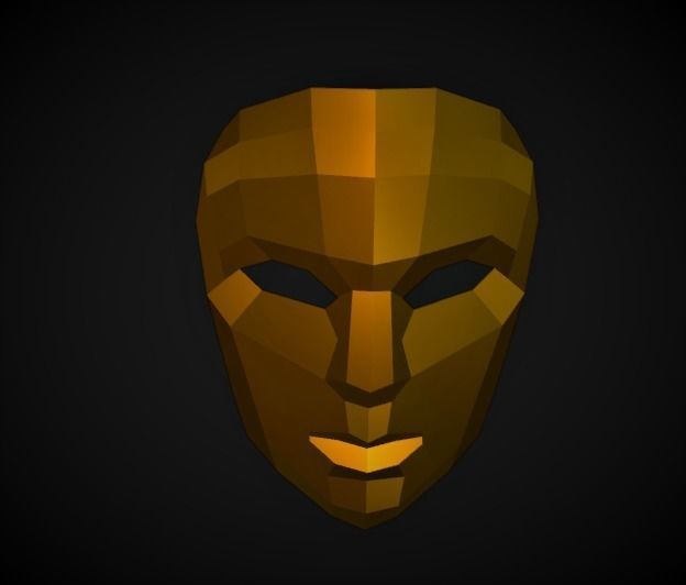 Male Face Mask - 3d Printable free 3D model | CGTrader