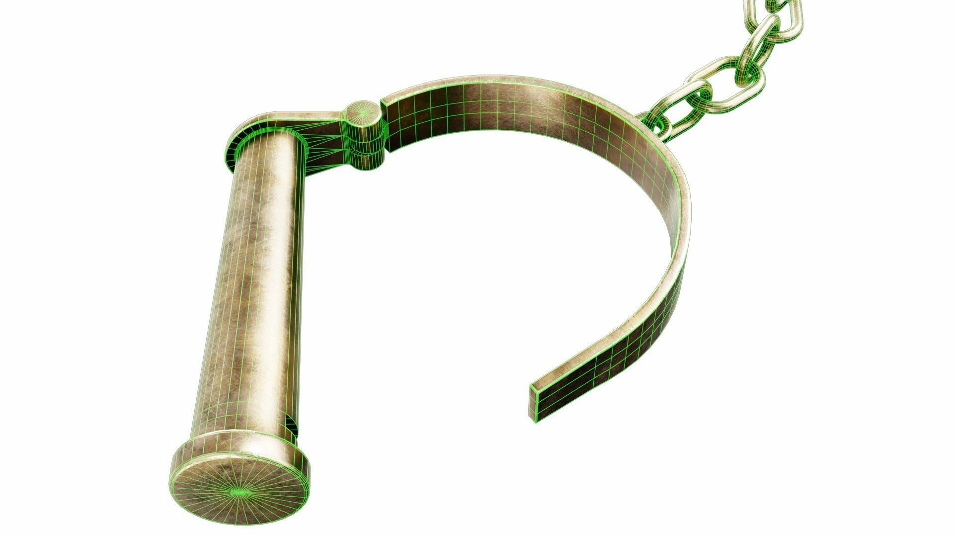 Bronze shackles 3D model CGTrader