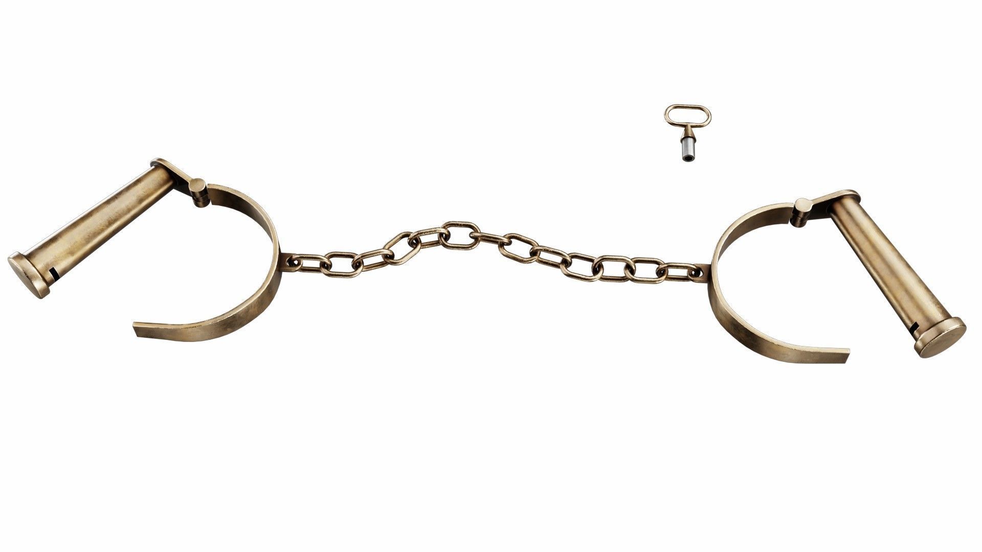 Bronze shackles 3D model CGTrader