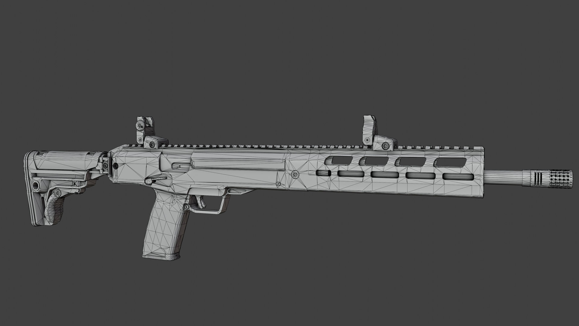 3D model Ruger LC Carbine VR / AR / low-poly | CGTrader