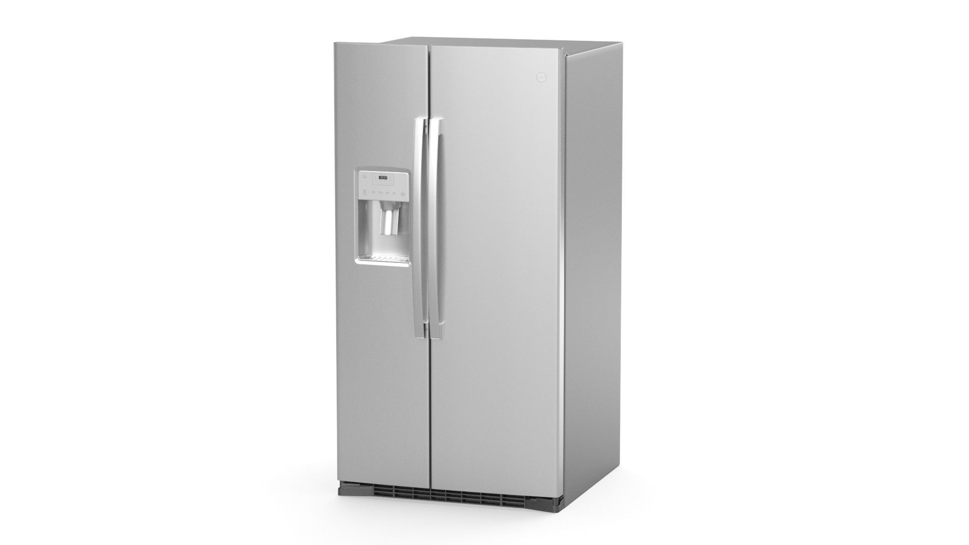 GE Side by Side Refrigerator GSS25IYNFS 3D model CGTrader