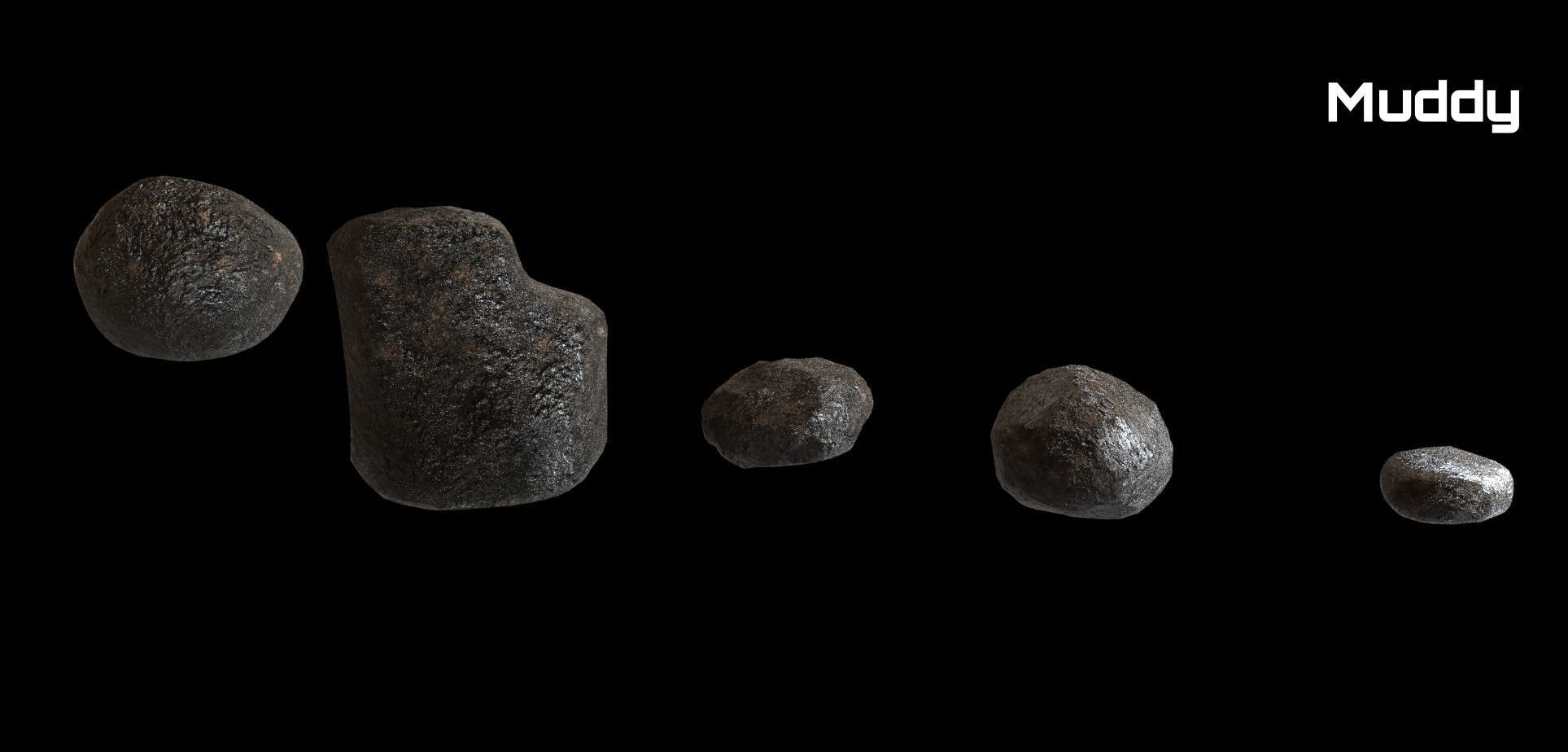 3D model Rock and Boulder Pack with 2k and 4k Textures VR / AR / low ...