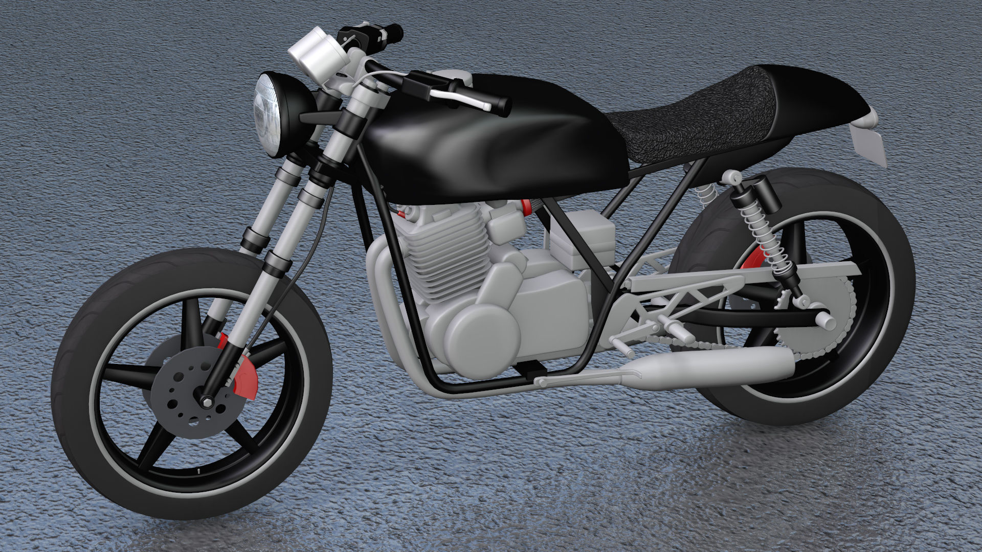 Classic Motorcycle Collection 3D model CGTrader