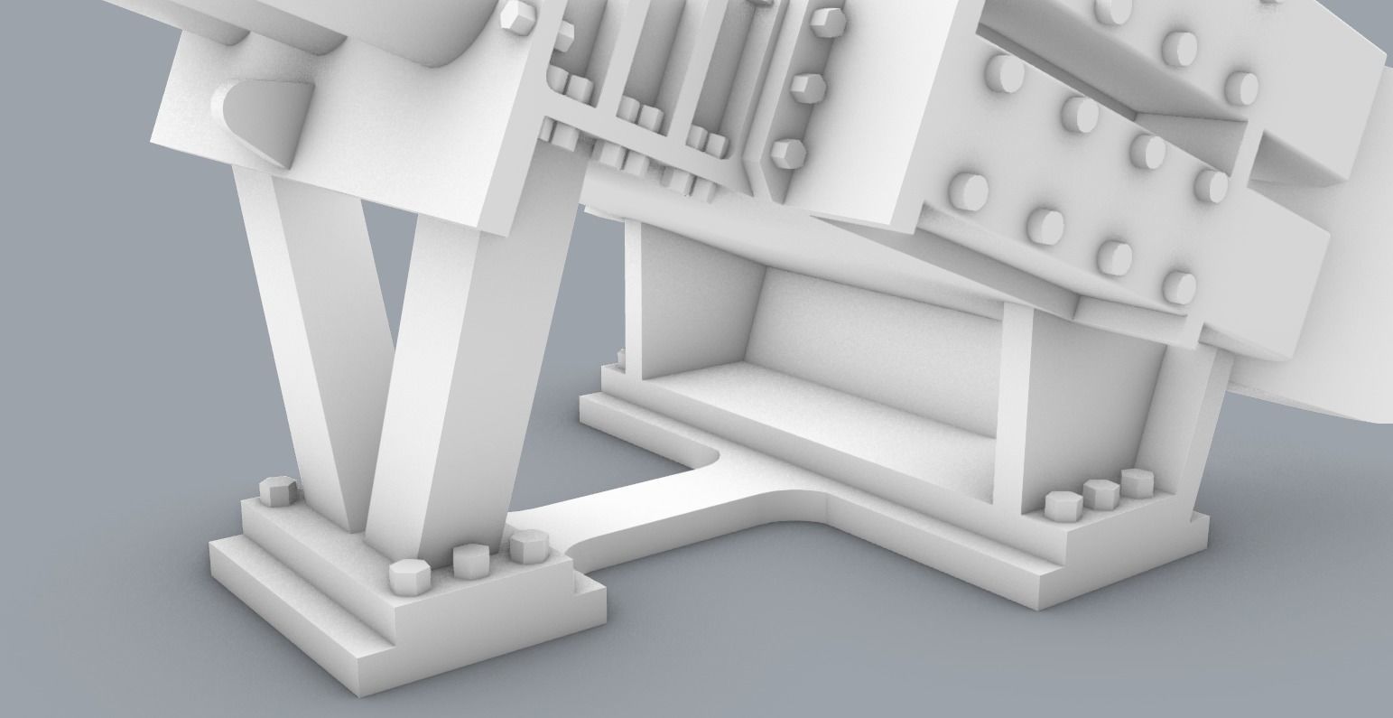 3D model BAE Systems Shield MK2 Decoy Launchers VR / AR / lowpoly