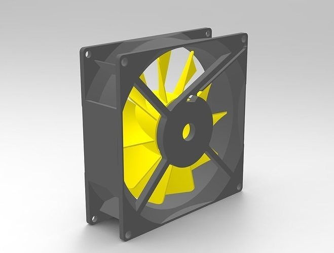 cooling fan 3D model 3D printable CGTrader