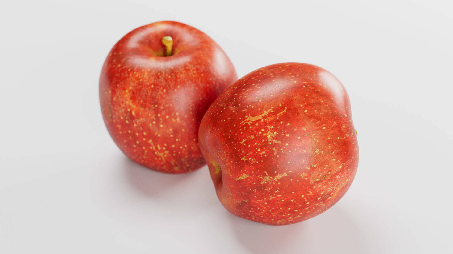 3D model Apple Cameo Variety 3D Scan VR / AR / lowpoly CGTrader