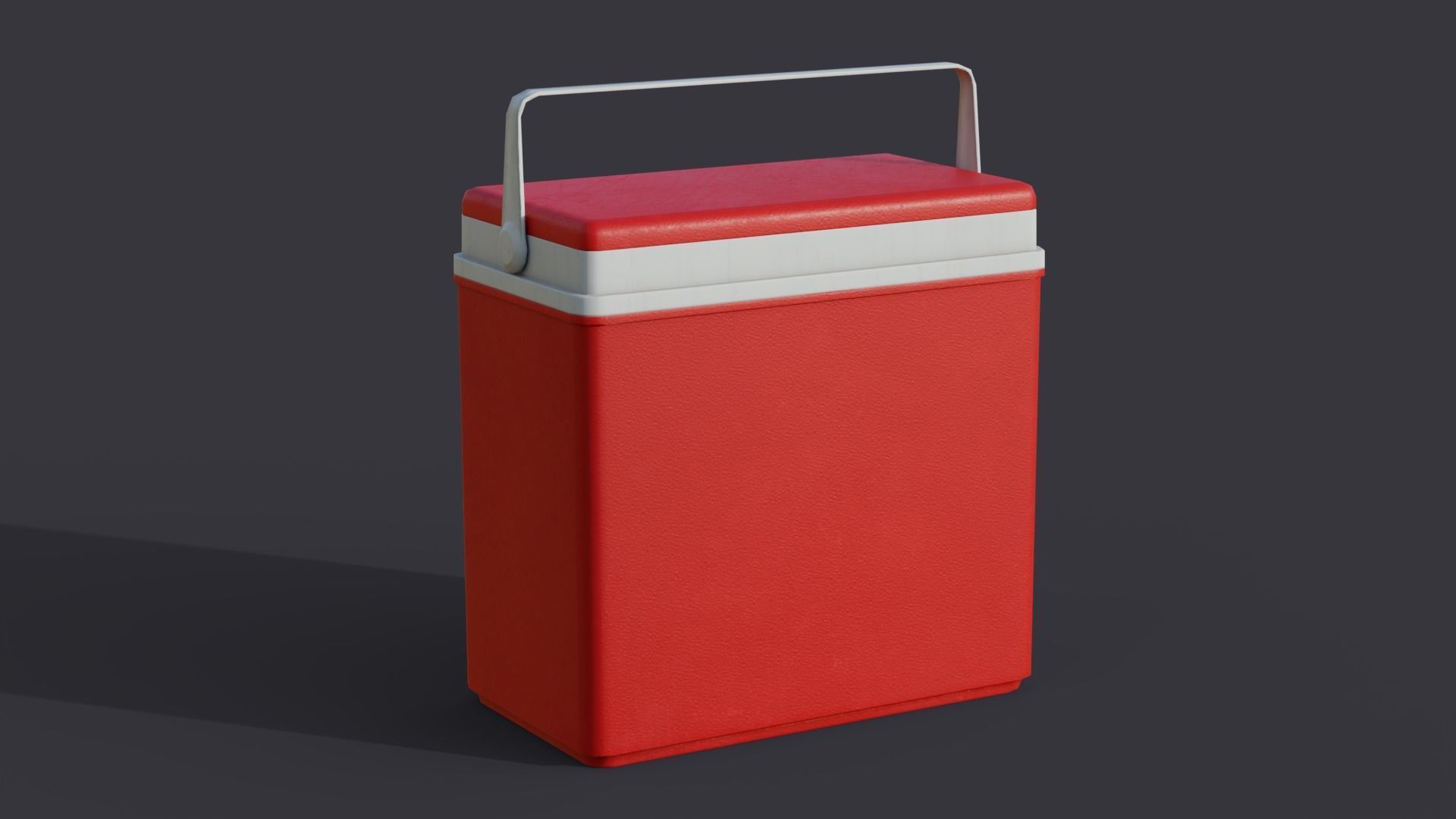 3D model Plastic Cooler Box GameReady VR / AR / lowpoly CGTrader