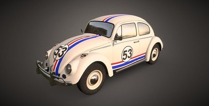 3D model Herbie 53 VR / AR / low-poly | CGTrader