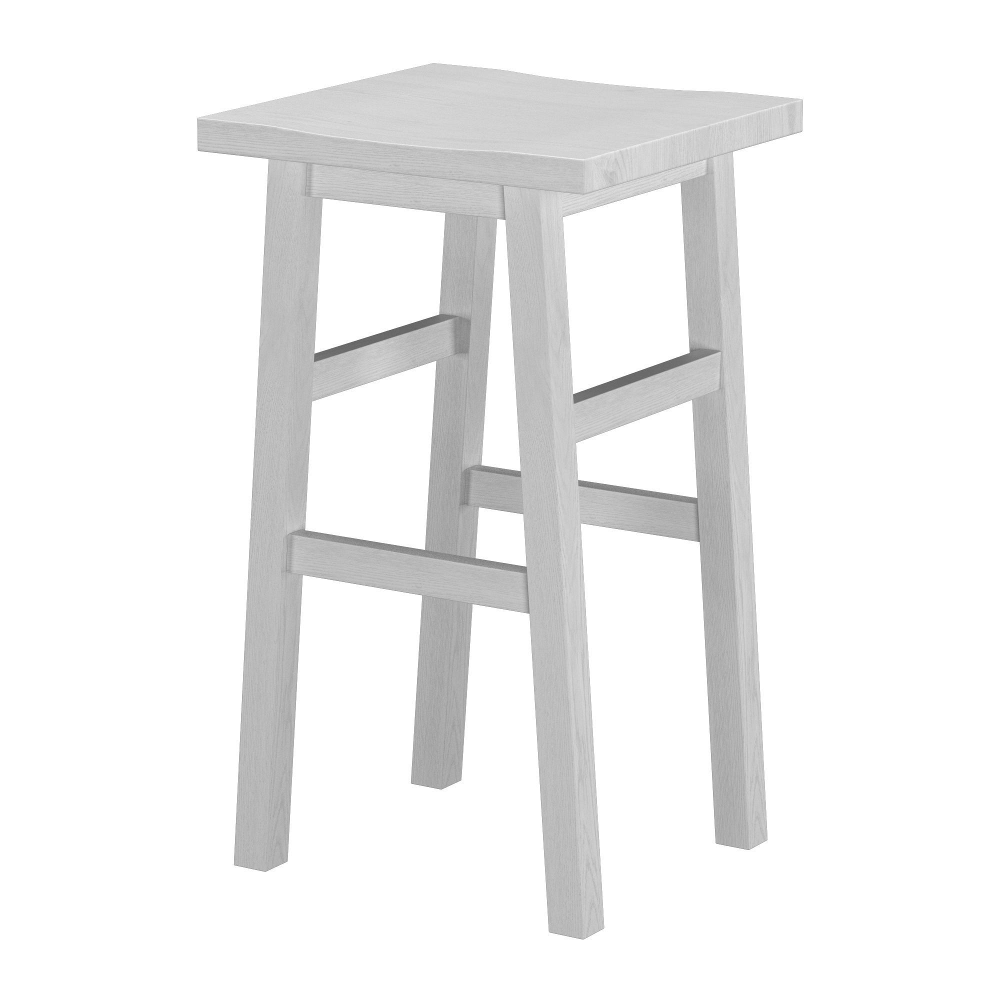 Artiss Beech Wood Bar Stool 3D model CGTrader