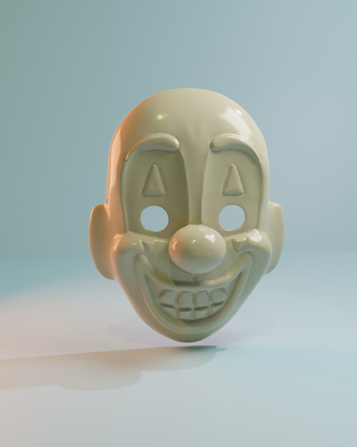 THE JOKER MASK 3D model 3D printable CGTrader