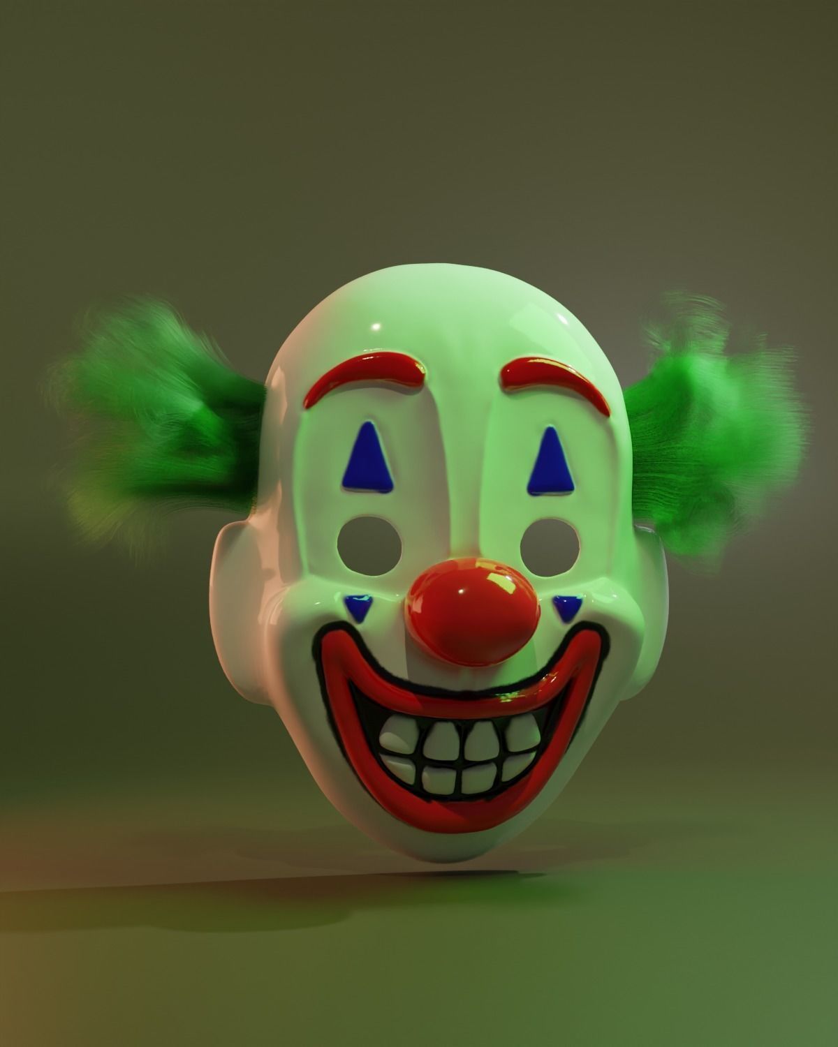 THE JOKER MASK 3D model 3D printable CGTrader