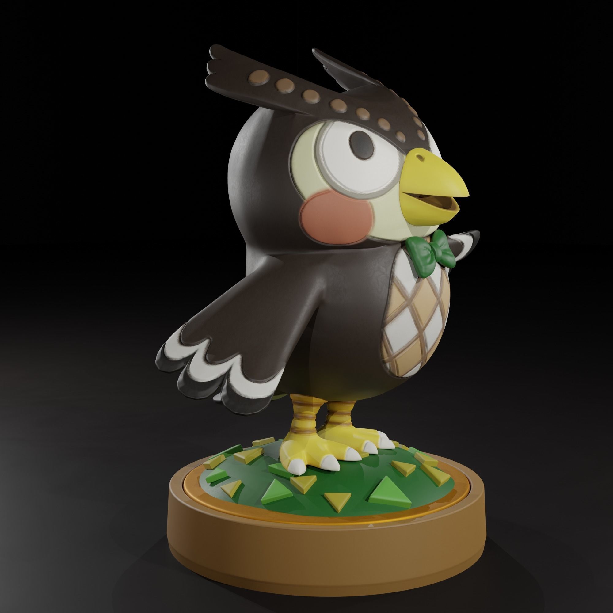 Blathers - Animal Crossing 3D model 3D printable | CGTrader