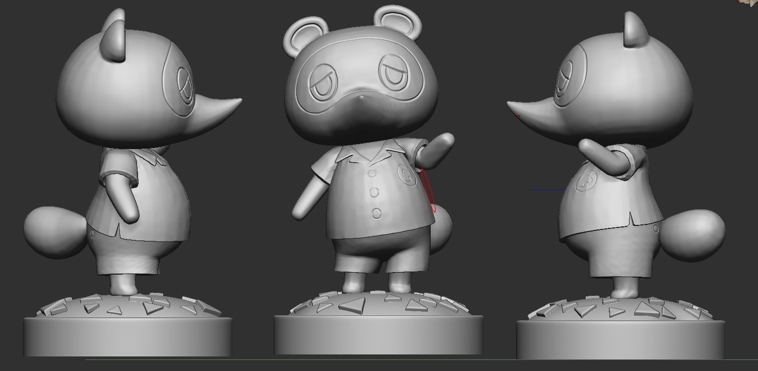 Tom Nook Animal Crossing 3D model 3D printable CGTrader