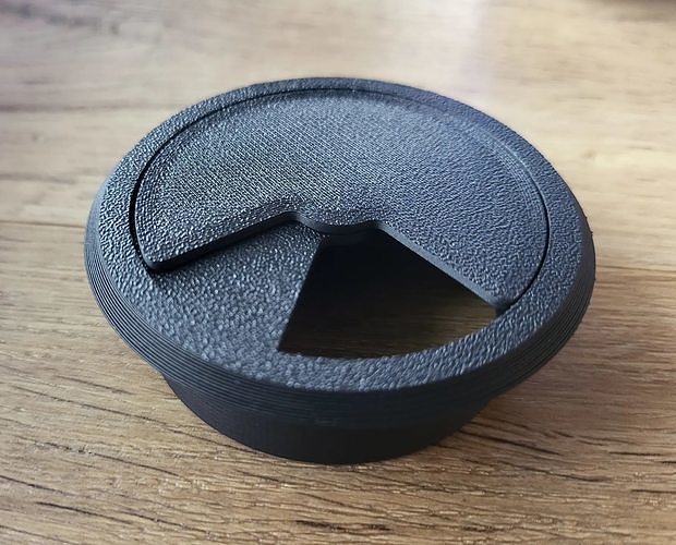 Parametric Cable Grommet 3D model CGTrader