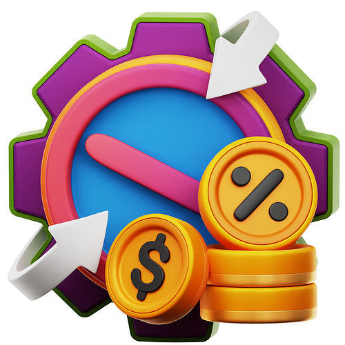 3D model Non Performing Loan 3D Icon VR / AR / low-poly | CGTrader