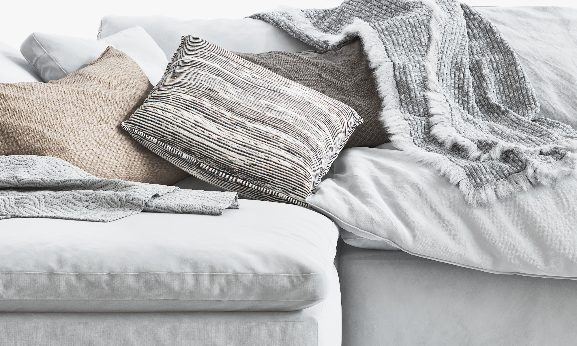 Joybird Bryant Modular Sectional 3D model CGTrader