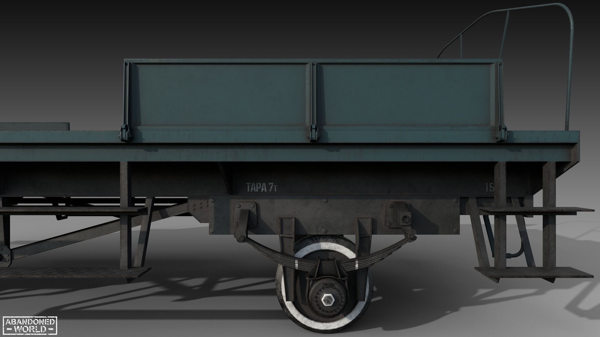 3D model Railroad Trolley for UE4 VR / AR / low-poly | CGTrader