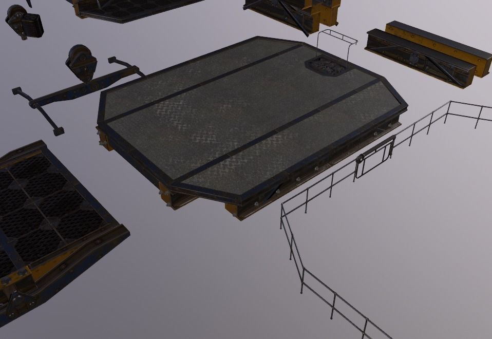 3D model Crane Kit VR / AR / lowpoly CGTrader