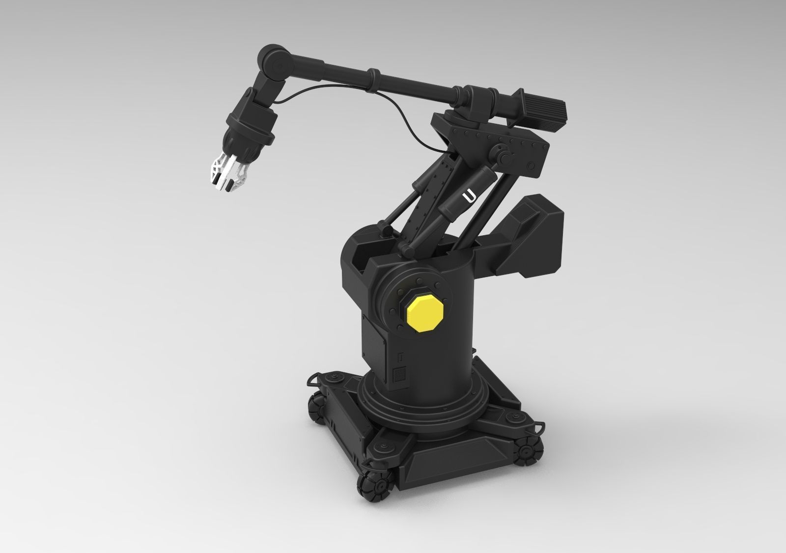 DumE Robot Iron Man 3D model 3D printable CGTrader