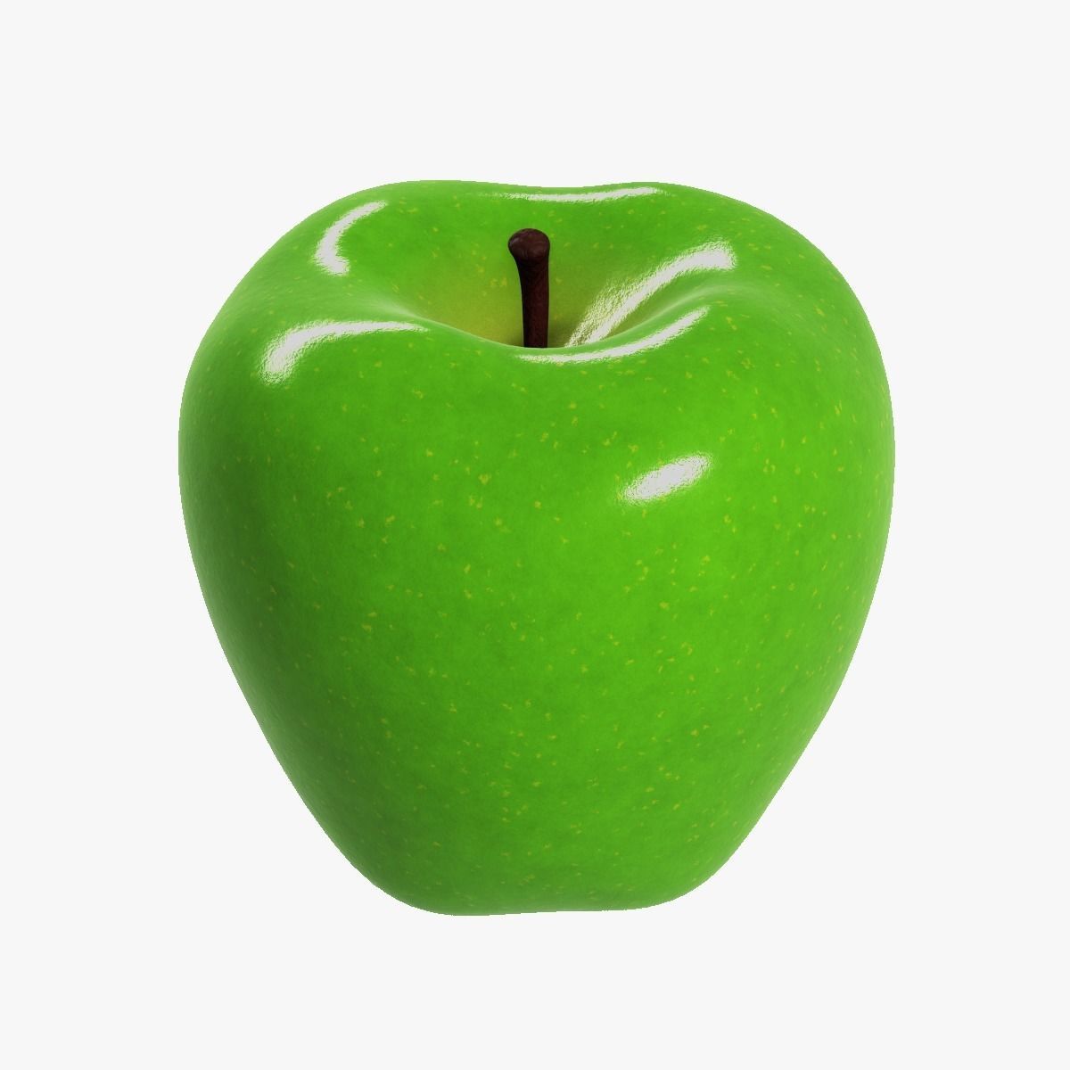 Realistic Green Apple 3D model CGTrader