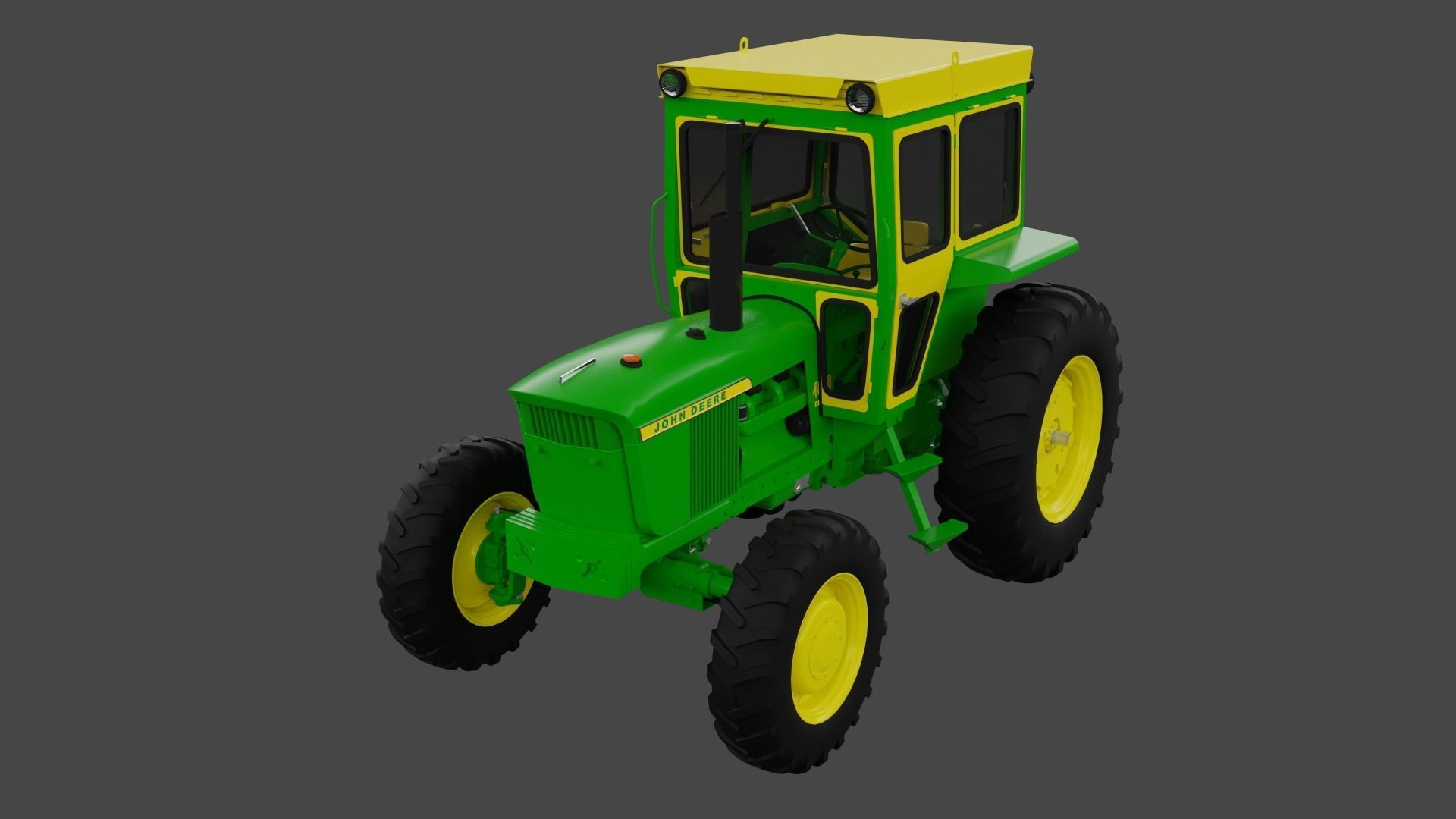 John Deere 4020 4010 4000 Synchroshift 3D model CGTrader