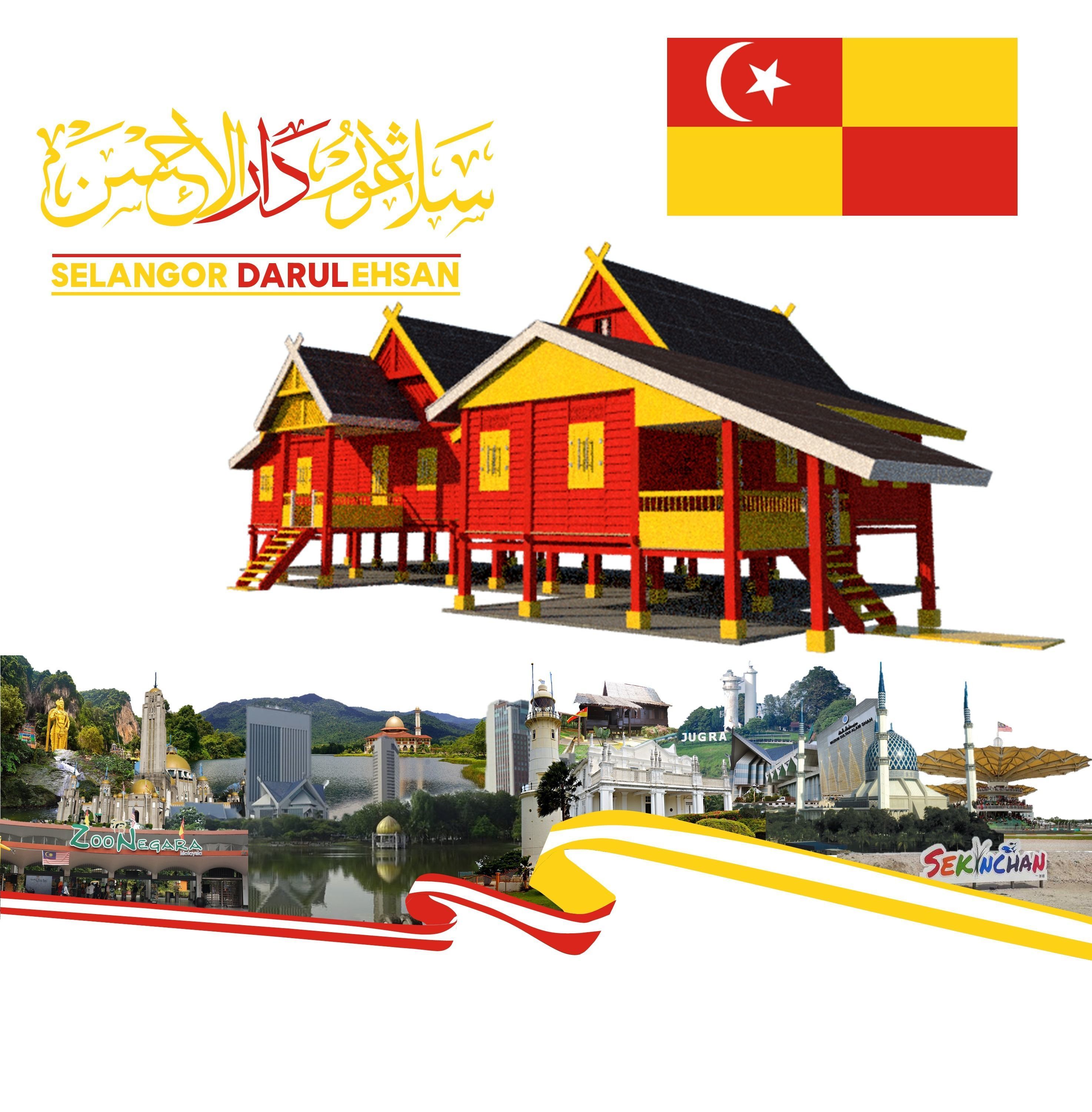 RUMAH TRADISIONAL MELAYU SELANGOR DARUL EHSAN free 3D model 3D