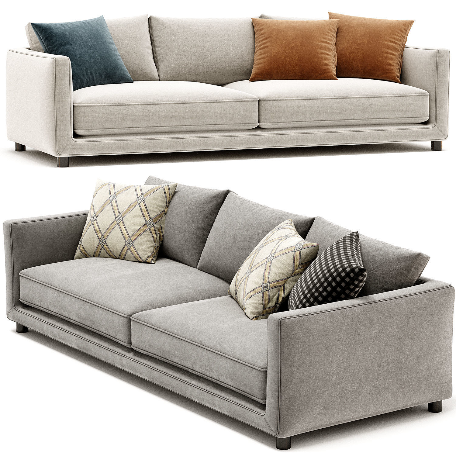 Poliform Bristol Sofa 3D model CGTrader