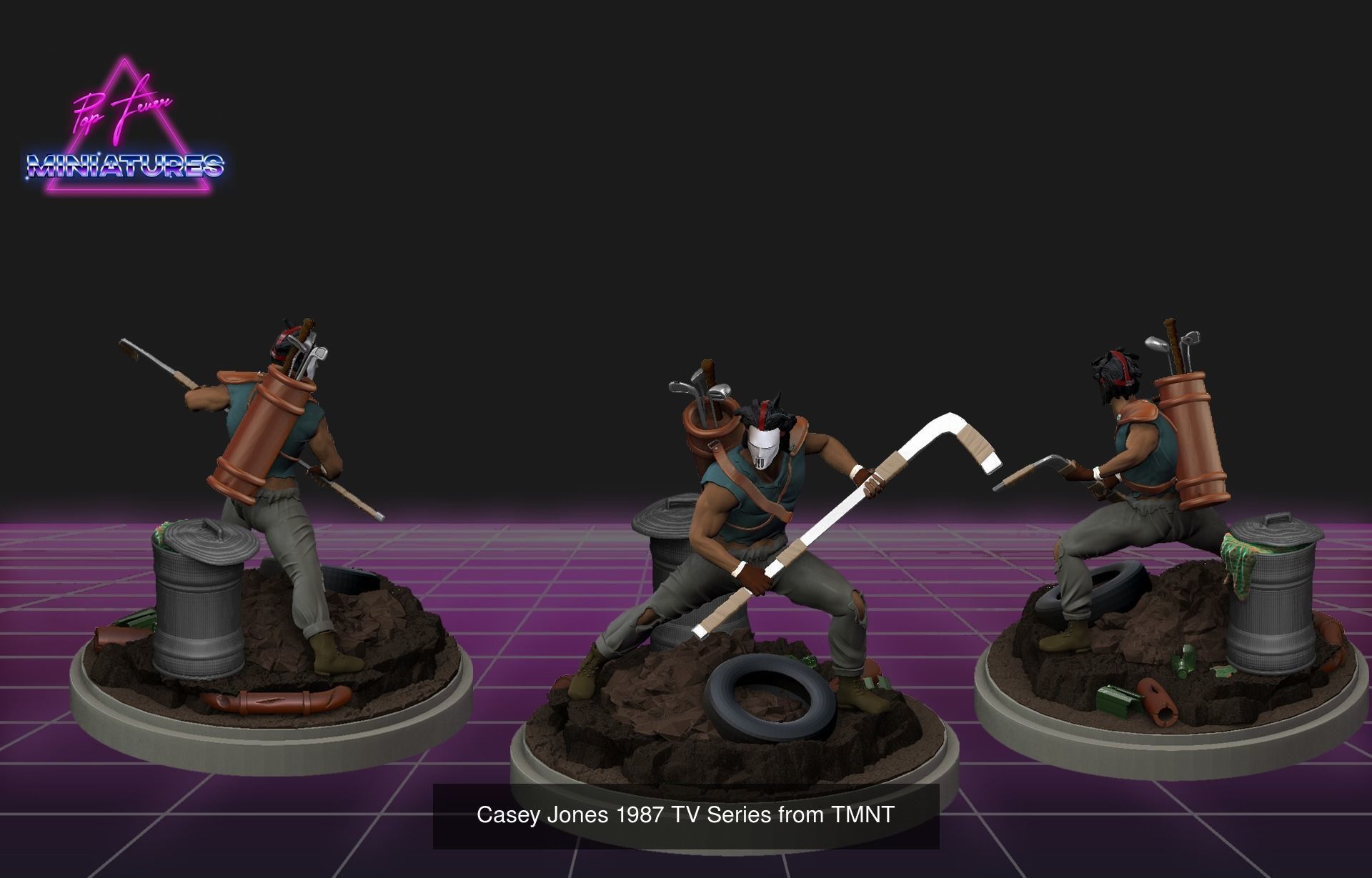Tmnt miniatures 3d model collection cgtrader