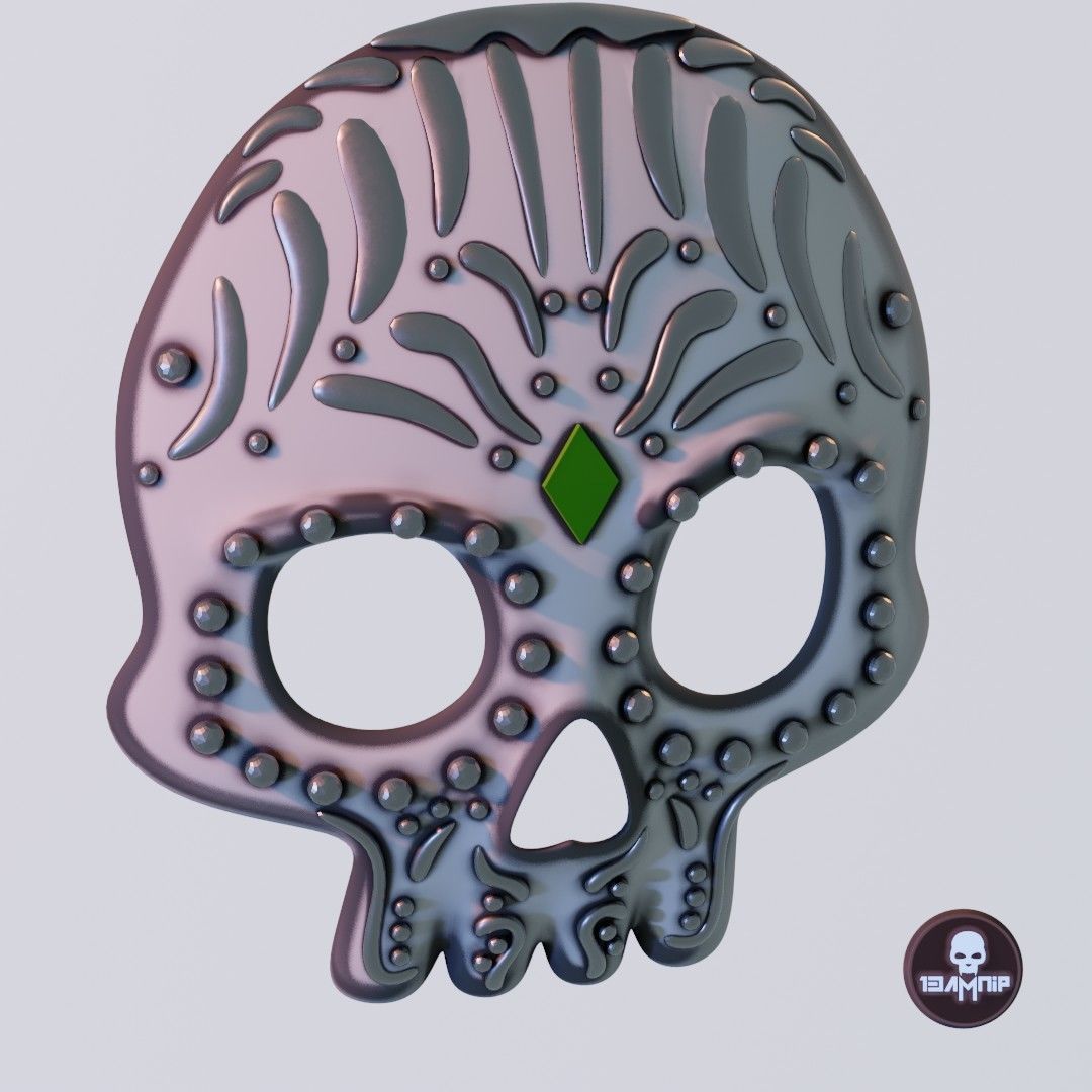 Skull Mask 3D model 3D printable | CGTrader