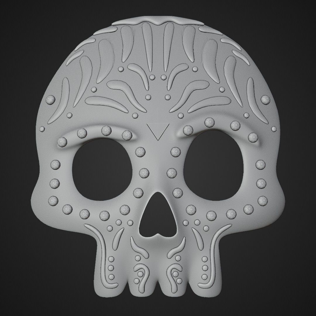 Skull Mask 3D model 3D printable | CGTrader