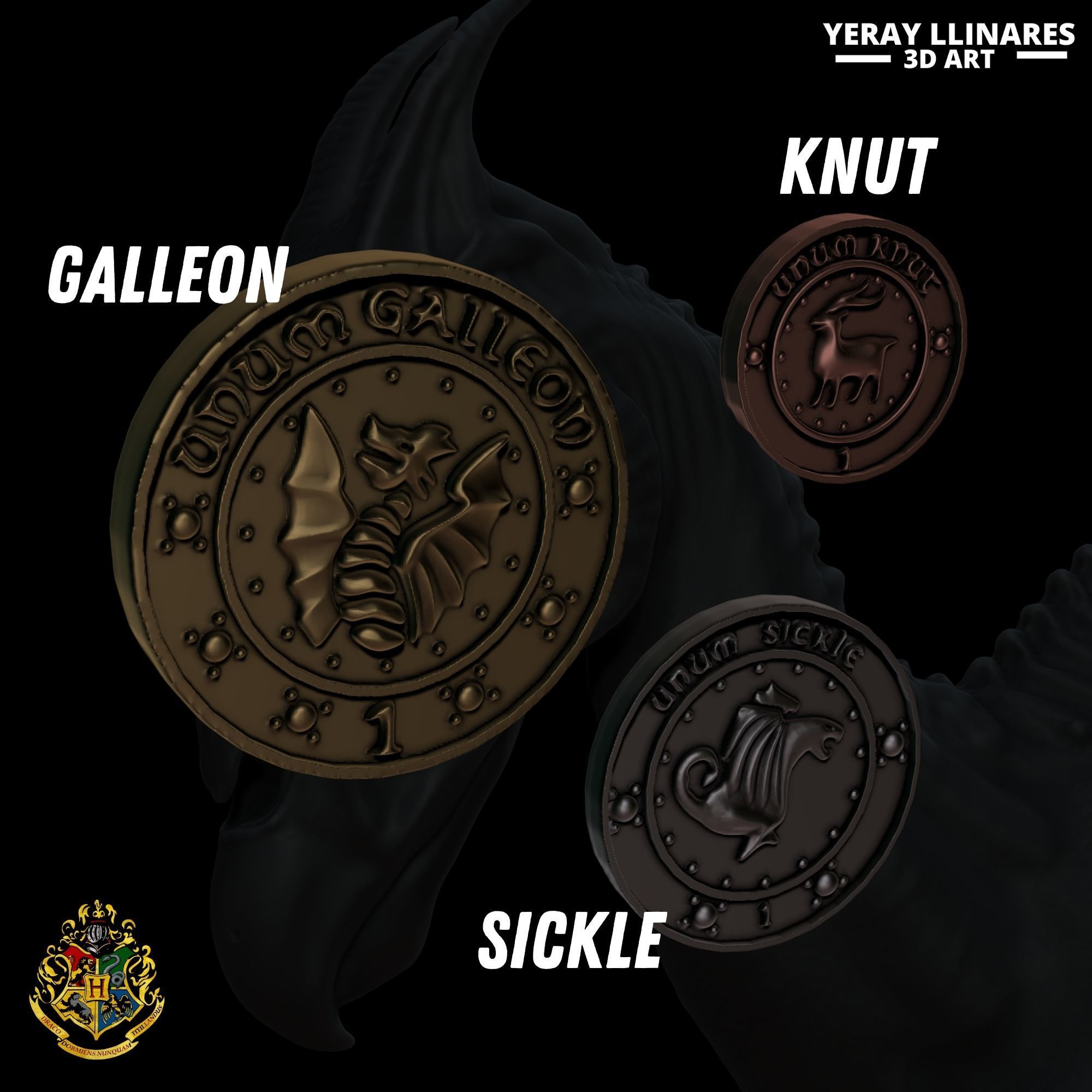 Gringotts Wizarding Bank Coins 3D Model 3D Printable CGTrader gringotts-wizarding-bank-coins-3d-model-3d-printable-cgtrader