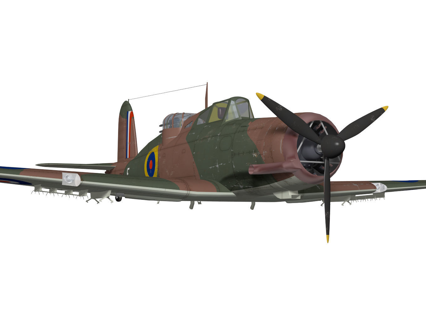 Blackburn Roc 3D model | CGTrader